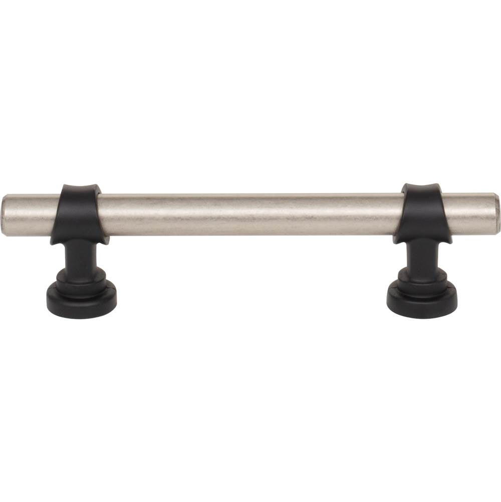 Top Knobs M2831 Bit Pull 3 3/4 Inch - Pewter Antique and Flat Black