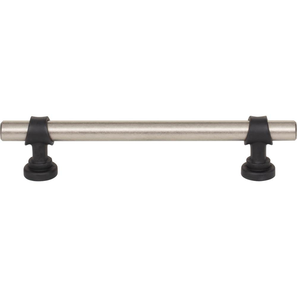 Top Knobs M2708 Bit Pull 5 1/16 Inch (c-c) - Pewter Antique and Flat Black