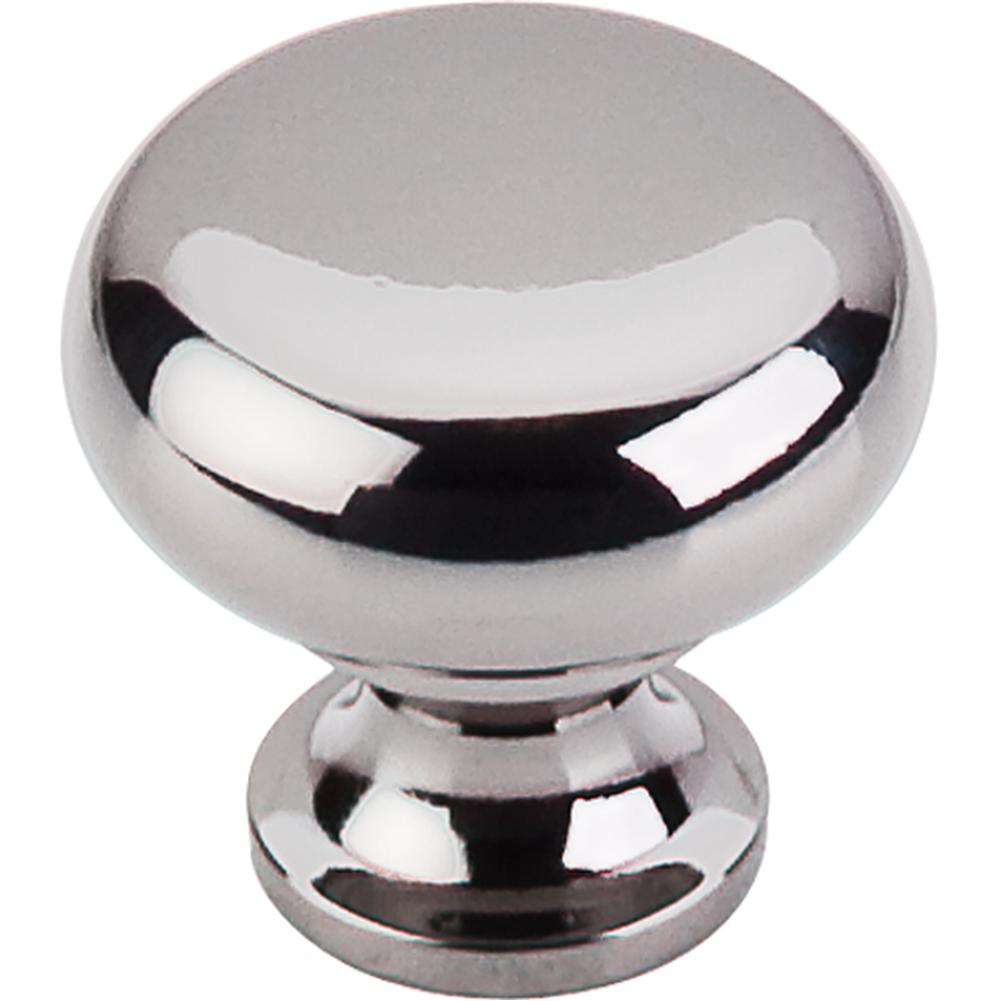 Top Knobs M272 Flat Faced Knob 1 1/4" - Black Nickel