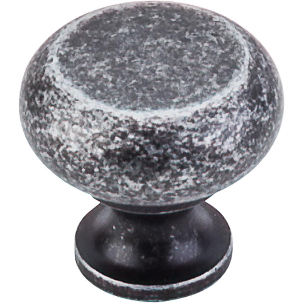Top Knobs M273 Flat Faced Knob 1 1/4" - Black Iron