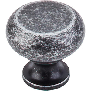 Top Knobs M273 Flat Faced Knob 1 1/4" - Black Iron