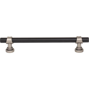 Top Knobs M2720 Bit Pull 6 5/16 Inch (c-c) - Flat Black and Pewter Antique