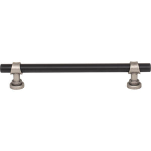Top Knobs M2720 Bit Pull 6 5/16 Inch (c-c) - Flat Black and Pewter Antique