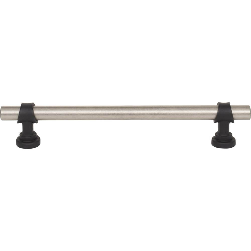 Top Knobs M2720 Bit Pull 6 5/16 Inch (c-c) - Pewter Antique and Flat Black