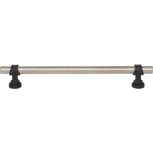 Top Knobs M2732 Bit Pull 7 9/16 Inch (c-c) - Pewter Antique and Flat Black