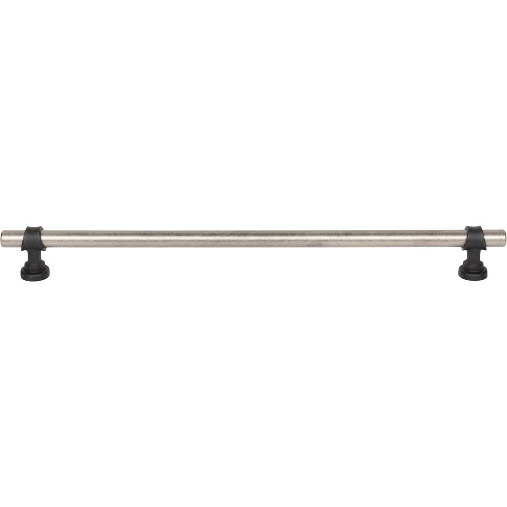 Top Knobs M2756 Bit Pull 12 Inch (c-c) - Pewter Antique and Flat Black