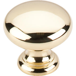 Top Knobs M279 Mushroom Knob 1 1/4" - Polished Brass