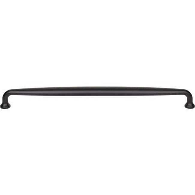 Top Knobs M2802 Charlotte Pull 12 Inch (c-c) - Flat Black