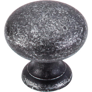 Top Knobs M283 Mushroom Knob 1 1/4" - Black Iron