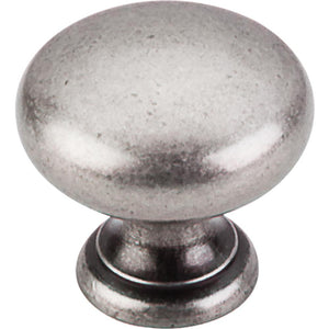 Top Knobs M286 Mushroom Knob 1 1/4" - Pewter Antique