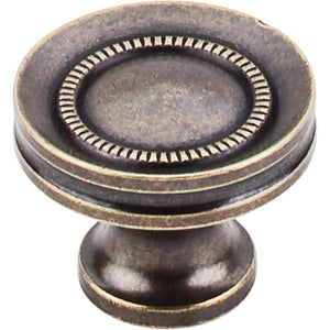Top Knobs M295 Button Faced Knob 1 1/4" - German Bronze
