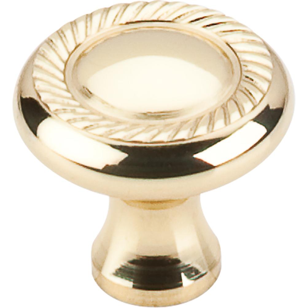 Top Knobs M324 Swirl Cut Knob 1 1/4" - Polished Brass
