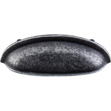 Top Knobs M363 Somerset Cup Pull 3" - Black Iron