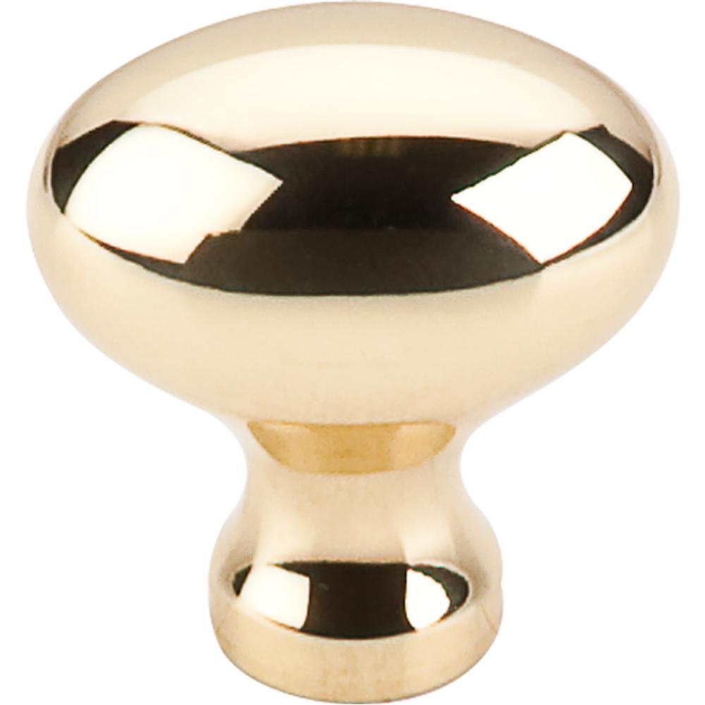 Top Knobs M368 Egg Knob 1 1/4" - Polished Brass