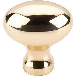 Top Knobs M368 Egg Knob 1 1/4" - Polished Brass