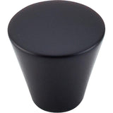 Top Knobs M373 Cone Knob 1 1/16" - Flat Black