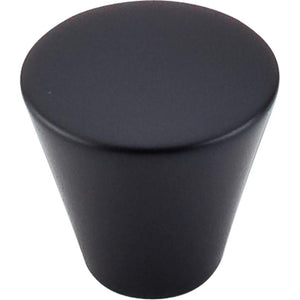 Top Knobs M373 Cone Knob 1 1/16" - Flat Black