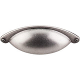 Top Knobs M409 Somerset Cup Pull 2 1/2" - Pewter Antique