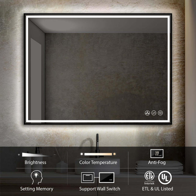 Blossom Stellar LED Mirror, Smart Touch, Dual Finish Options &   Multiple Sizes