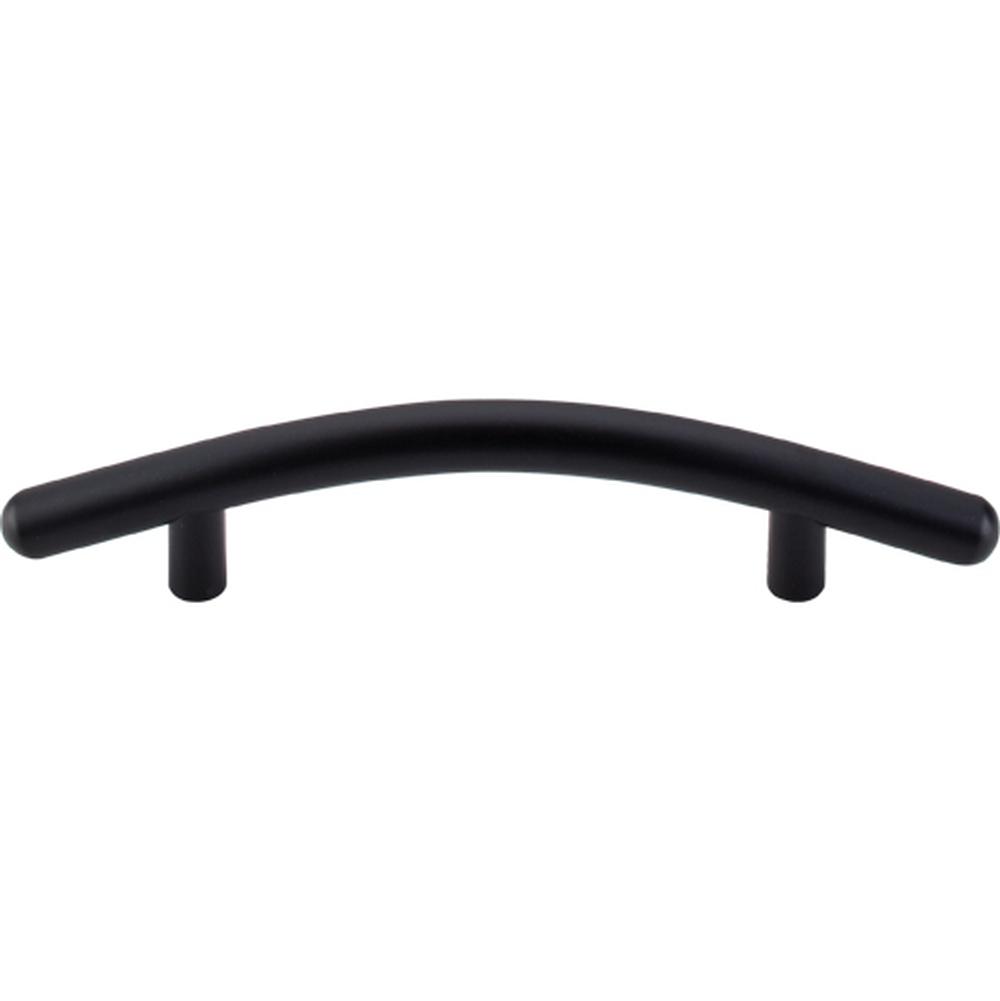Top Knobs M535 Curved Bar Pull 3 3/4" - Flat Black
