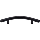 Top Knobs M535 Curved Bar Pull 3 3/4" - Flat Black