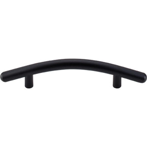Top Knobs M535 Curved Bar Pull 3 3/4" - Flat Black