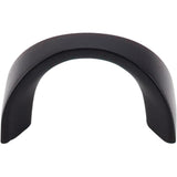 Top Knobs M554 U - Pull 1 1/4" - Flat Black