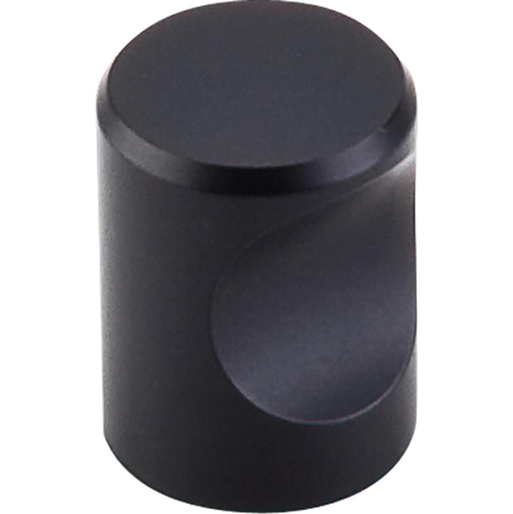 Top Knobs M581 Indent Knob 3/4" - Flat Black