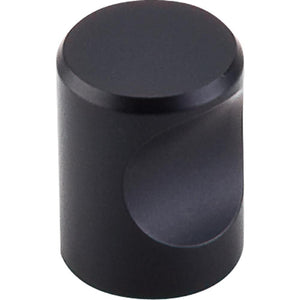 Top Knobs M581 Indent Knob 3/4" - Flat Black
