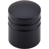 Top Knobs M584 Stacked Knob 1" - Flat Black