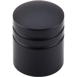 Top Knobs M584 Stacked Knob 1" - Flat Black