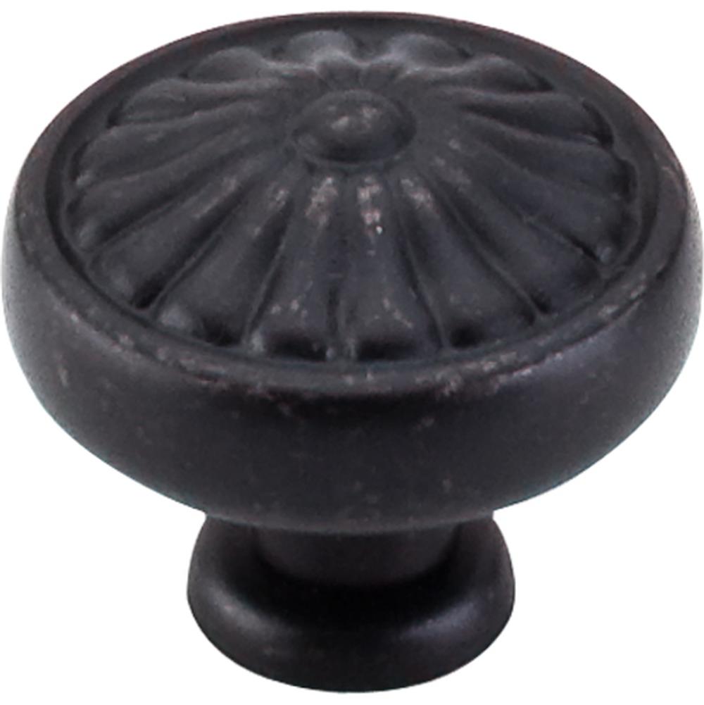 Top Knobs M602 Flower Knob 1 1/4" - Patina Black