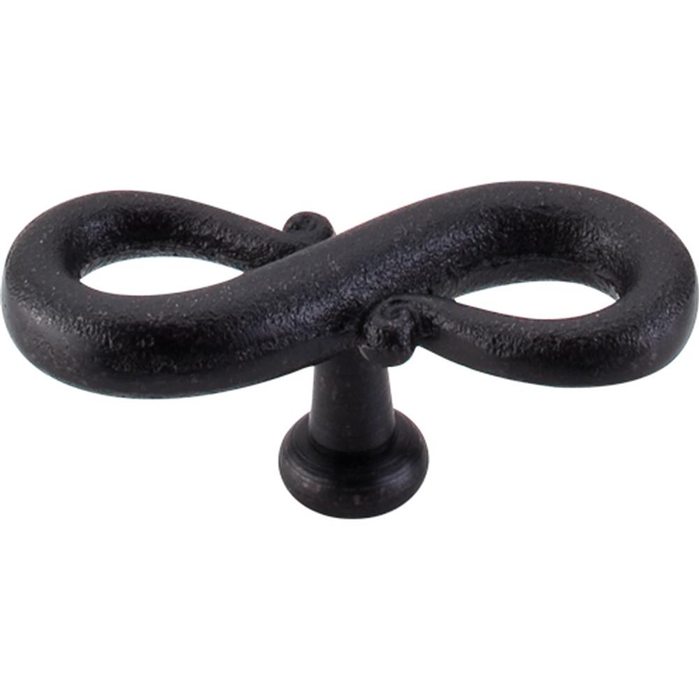 Top Knobs M632 S-Shaped Knob 3 1/4" - Patina Black