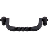 Top Knobs M644 Twist Drop Pull 3 3/4" - Patina Black