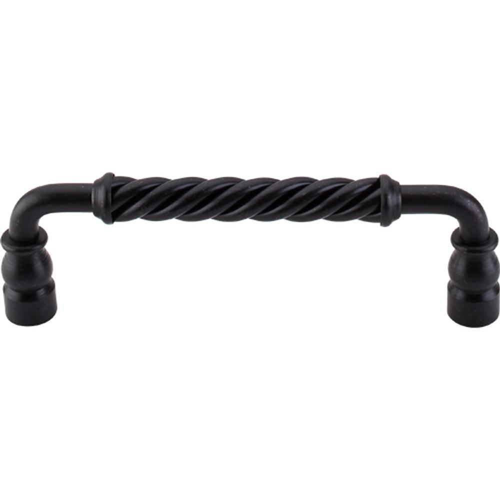 Top Knobs M671 Twisted Bar Pull 6" - Patina Black