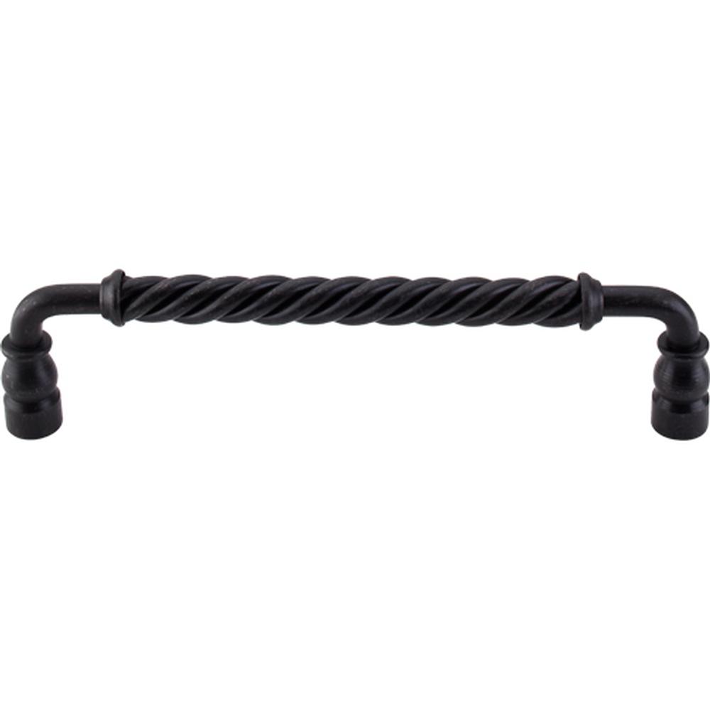 Top Knobs M674 Twisted Bar Pull 8" - Patina Black