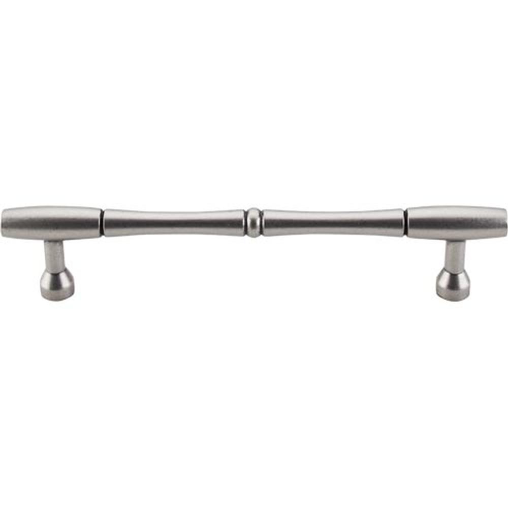 Top Knobs M727-7 Nouveau Bamboo Pull 7" - Pewter Antique