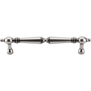 Top Knobs M734-7 Asbury Pull 7" - Pewter Antique