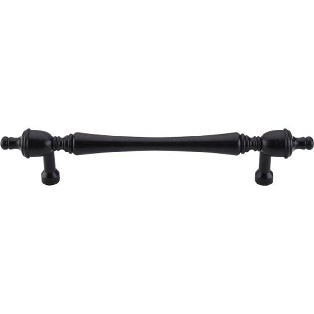 Top Knobs M825-7 Somerset Finial Pull 7" - Patina Black