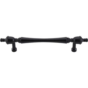 Top Knobs M825-7 Somerset Finial Pull 7" - Patina Black