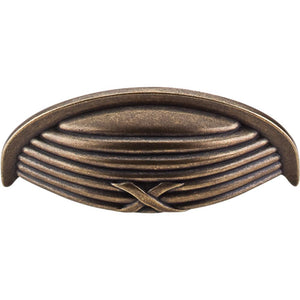 Top Knobs M939 Ribbon & Reed Cup Pull 3