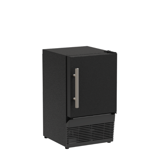 Marvel MACR214-BS01B 14" Low Profile ADA Crescent Ice Machine, 23 lb/Day, Black Solid Door