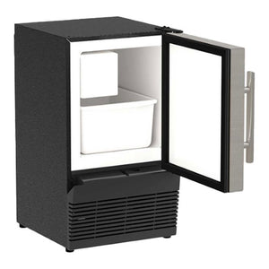 Marvel MACR214-SS01B 14" Low Profile ADA Crescent Ice Machine, 23 lb/Day, Stainless Solid Door - view 2