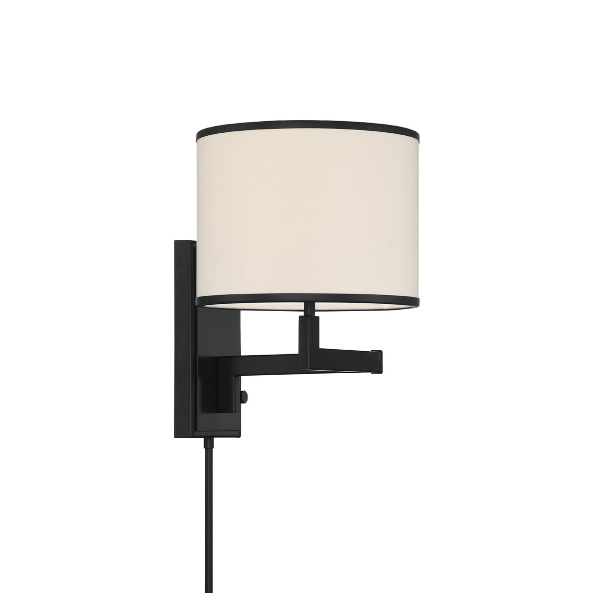 Madison 1 Light Matte Black Task Sconce MAD-B4101-MK