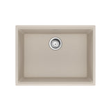 FRANKE MAG11023-CHA-S Maris Undermount 25-in x 18.94-in Granite Single Bowl Kitchen Sink in Champagne In Champagne