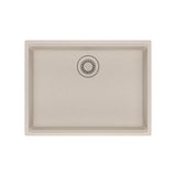 FRANKE MAG11023ADA-CHA Maris Undermount 25-in x 18.94-in Granite ADA Single Bowl Sink in Champagne In Champagne