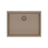 FRANKE MAG11023ADA-OYS Maris Undermount 25-in x 18.94-in Granite ADA Single Bowl Sink in Oyster In Oyster