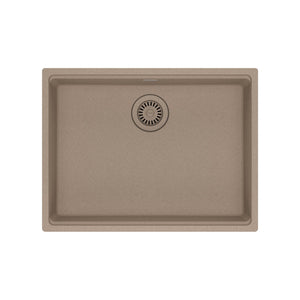 FRANKE MAG11023ADA-OYS Maris Undermount 25-in x 18.94-in Granite ADA Single Bowl Sink in Oyster In Oyster