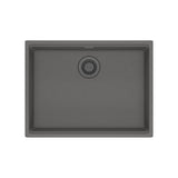 FRANKE MAG11023ADA-SHG Maris Undermount 25-in x 18.94-in Granite ADA Single Bowl Sink in Stone Grey In Stone Grey