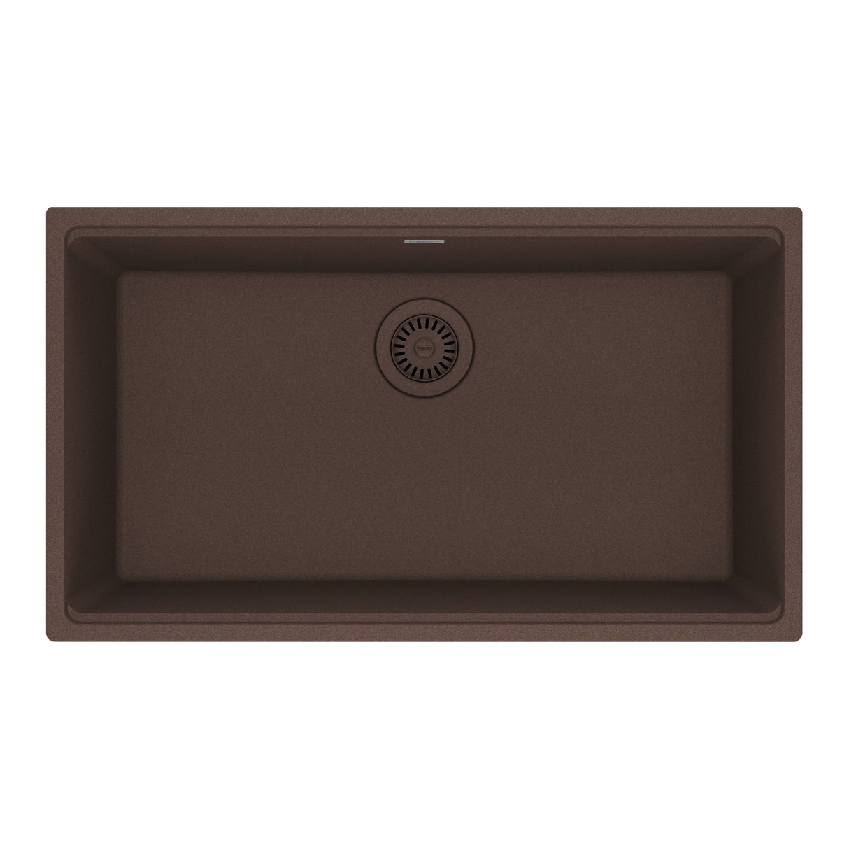 FRANKE MAG11029-MOC Maris Undermount 31-in x 17.81-in Granite Single Bowl Kitchen Sink in Mocha In Mocha